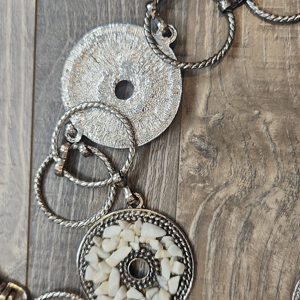 Concho Style Adjustable Metal Statement Piece Bel… - image 6